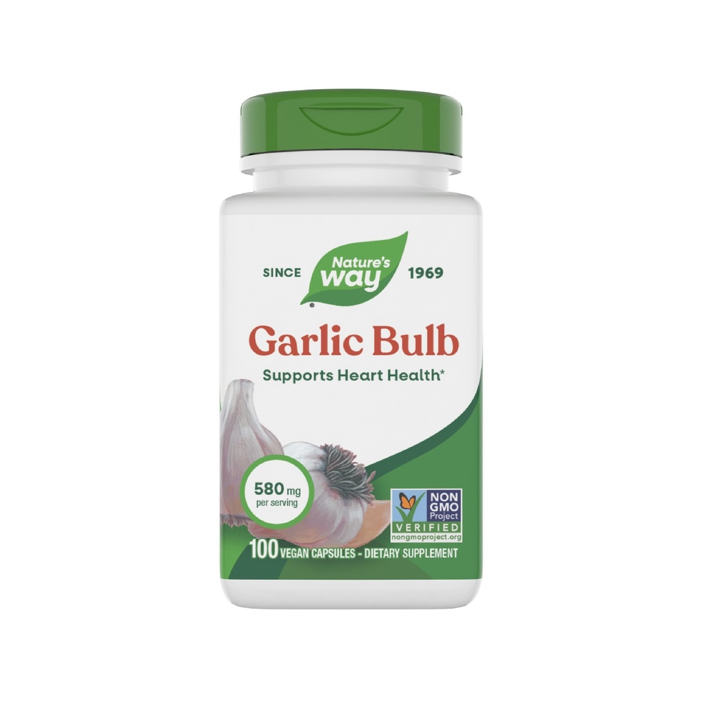 Cesta Príroda Cesnaková cibuľa, podporuje zdravie srdca*, Non-GMO Projekt Overené, 580 mg per Serving, Vegan, 100 Kapsule (Backaging May Vary)