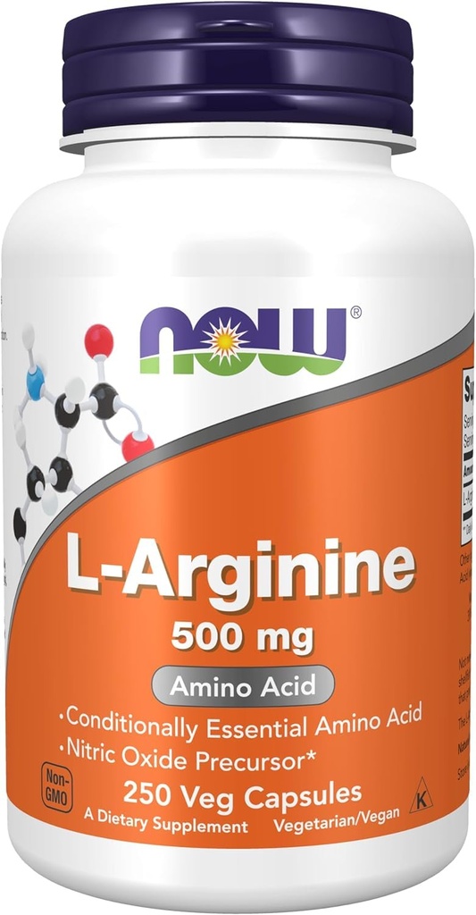L-arginín 500 mg 250 Veg kapsuly (balenie sa môže líšiť