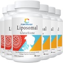 Lipozomálne glutatión Softgels, zvýšená absorpcia - Lipozomálna dodávka, aktívna forma L-glutatión, celulárna, imunitná funkcia a pečeň Detox, bohaté na antioxidant vzorec, bez lepidla, 360 Softgels