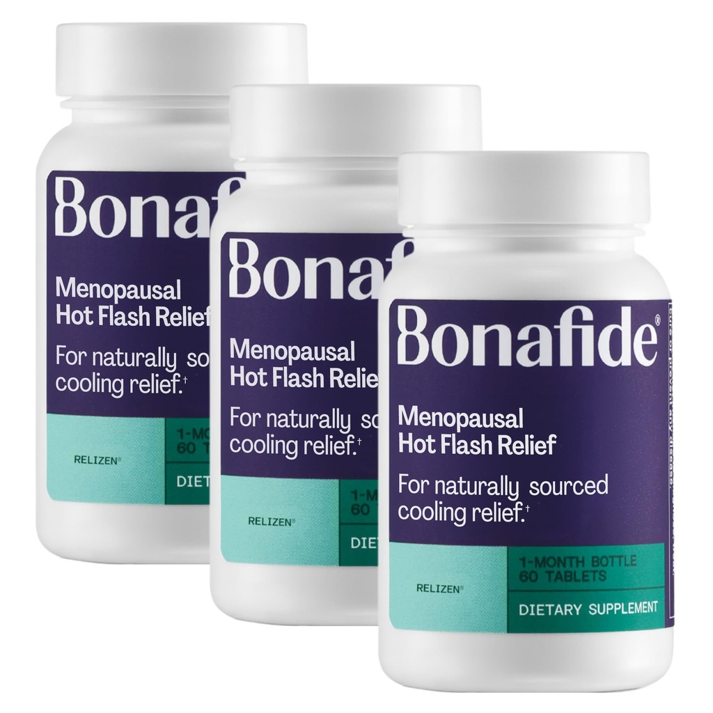 Relizen by Bonafide. Relief from Menopauzálne horúce riasy a nočné potenie.
