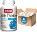Jarrow Formuly mlieka Thistle 150 mg - Antioxidant podporujúce imunitnú odpoveď, funkcia pečene a glutatión - až 100 Servírovanie (Veggie Kapsule), balenie 12
