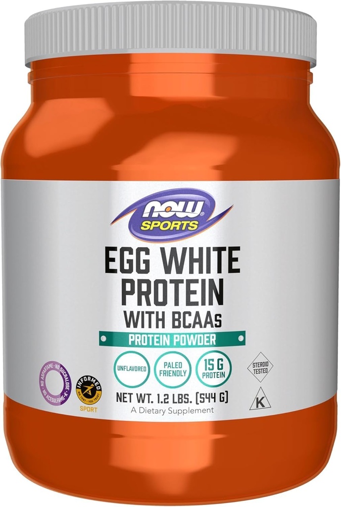 FOODS Egg White Protein prášok, 544 GR