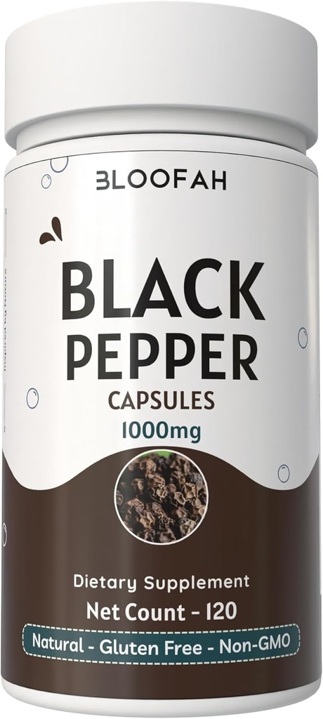 Black Pepper Kapsule 1000mg Powder 