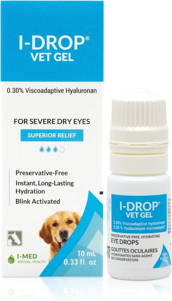 I-DROP Vet Gel: Pet očné kvapky pre psy 