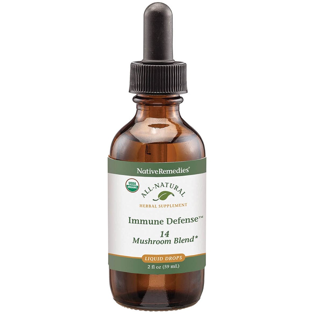 Native Remedies Immune Defense 14 Hubová zmes na ochranu a udržiavanie funkcie imunitného systému, 2 Fl oz.