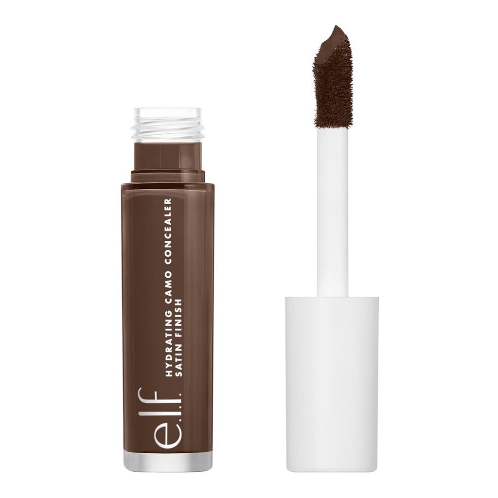 e.l. hydratačné Camo Concealer, kryty Blemes & Under-Eye Circles, Full-Coverage & Dodáva Satin Finish, Vegan & Cruelty-Free, Rich Walnut
