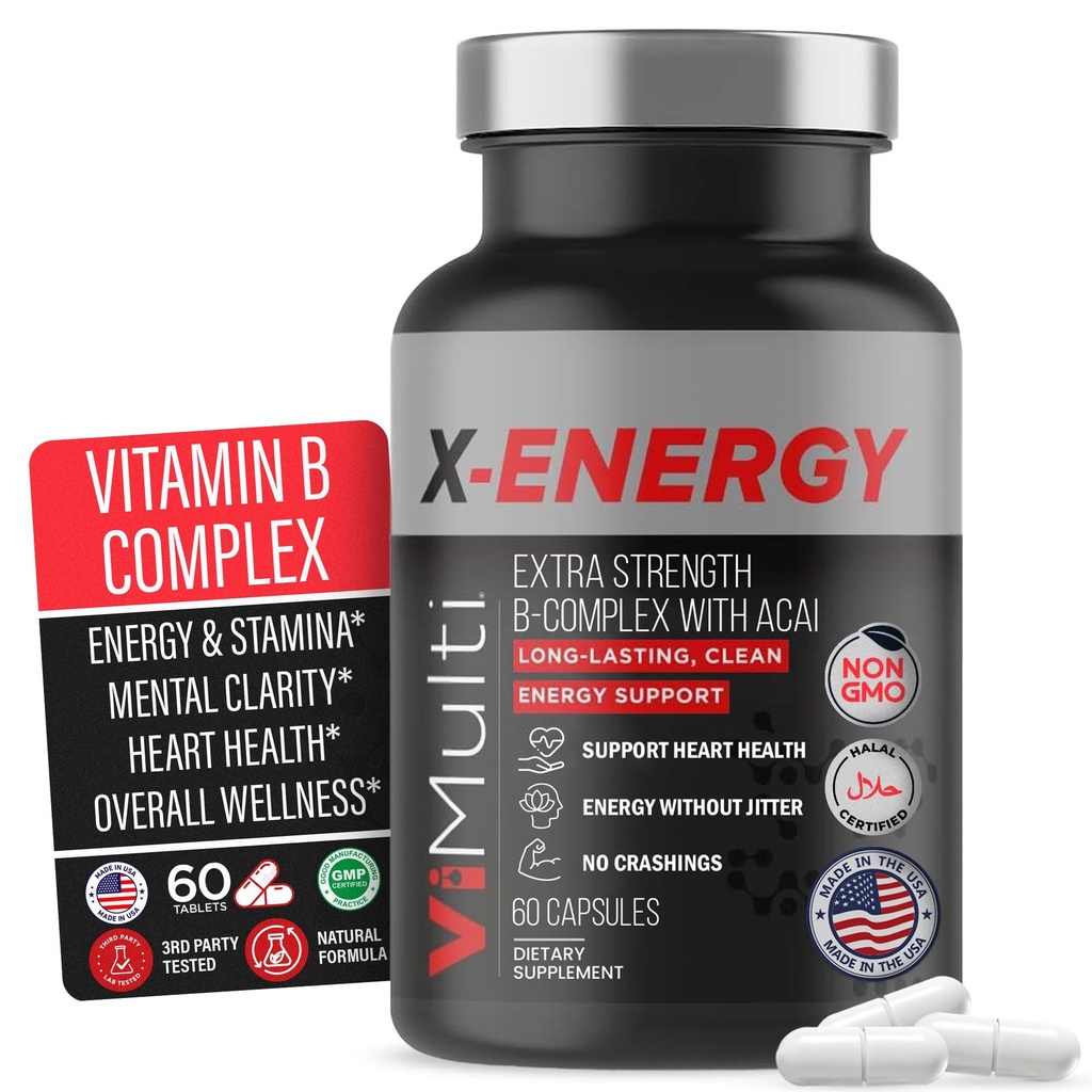 X-Energy Extra Strength B Complex s kofeínom a vitamínom B12 