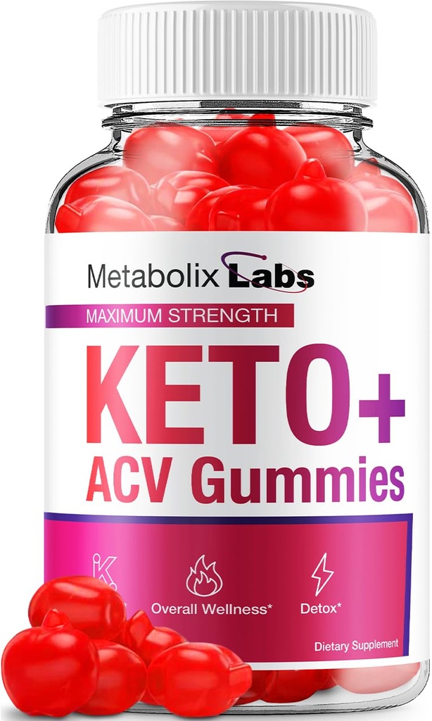 Metabolitx Labs Keto ACV Gummies - Advanced Formula Metabolicx Keto Plus Manažment hmotnosti ACV Gumies Apple Cider Ocogar Metabolis ACV Diétary Supplement Muži (60 Gumies)