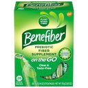 Benefiber On The Go Prebiotické Fiber Supplement Powder for Digestive Health, Daily Fiber, Unflaved - 28 Sticks (3,92 Ounces)