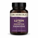 Dr. Mercola Lutein s Zeaxantínom, 30 Servisov (30 kapsúl), 40 mg luteínu za službu, diétny doplnok, podporuje zdravie zraku a kognitívne funkcie, non-GMO