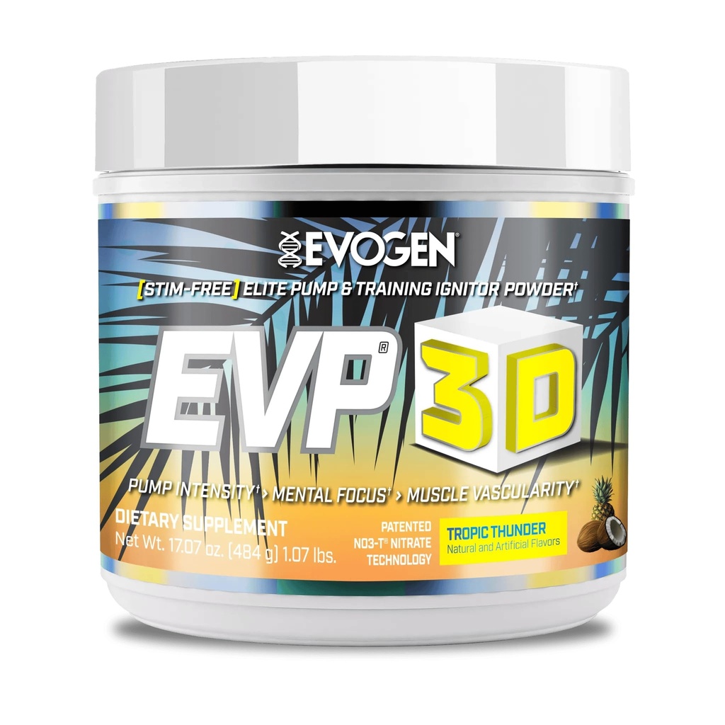 Evogen EVP 3D - Stim Free Pre Workout Powder pre mužov a ženy 