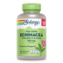 SOLARAY Echinacea Vitamín C a zinok 850mg Plus Bioflavonoidy, Echinacea Kapsule od Zdravá imunita Support, Vegan, Lab Overed, 60-Day Záruka vrátenia peňazí, 90 Servings, 180 VegCaps