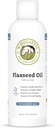 Wholistic Pet Organics Ľanový olej: Organický Ľanový olej pre kone -Flaxový olej Horse Supplement with Antioxidant Rich Rosemary and Omega 3, 6 Mastné kyseliny pre Cardio, Immune, Skin and Coat Health-16 Oz