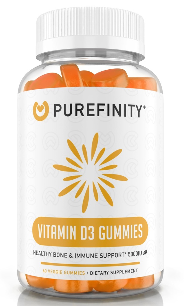 PUREFINITY Vitamín D3 5000 iu Gummies 