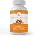 Pure Original Ingredients Turmeric Curcumin (100 Kapsule) No Magnézium Or Rice Fillers, Always Pure, Lab Overified