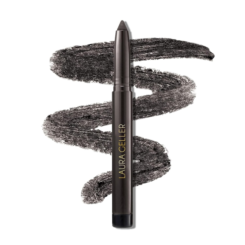 LAURA GELLER NEW YORK Kajal Longwear Kohl Eyliner Pencil - Deep Charcoal Kohl - kofeín a vitamín E - hladká a zmesová liner - vstavaný Sharpener