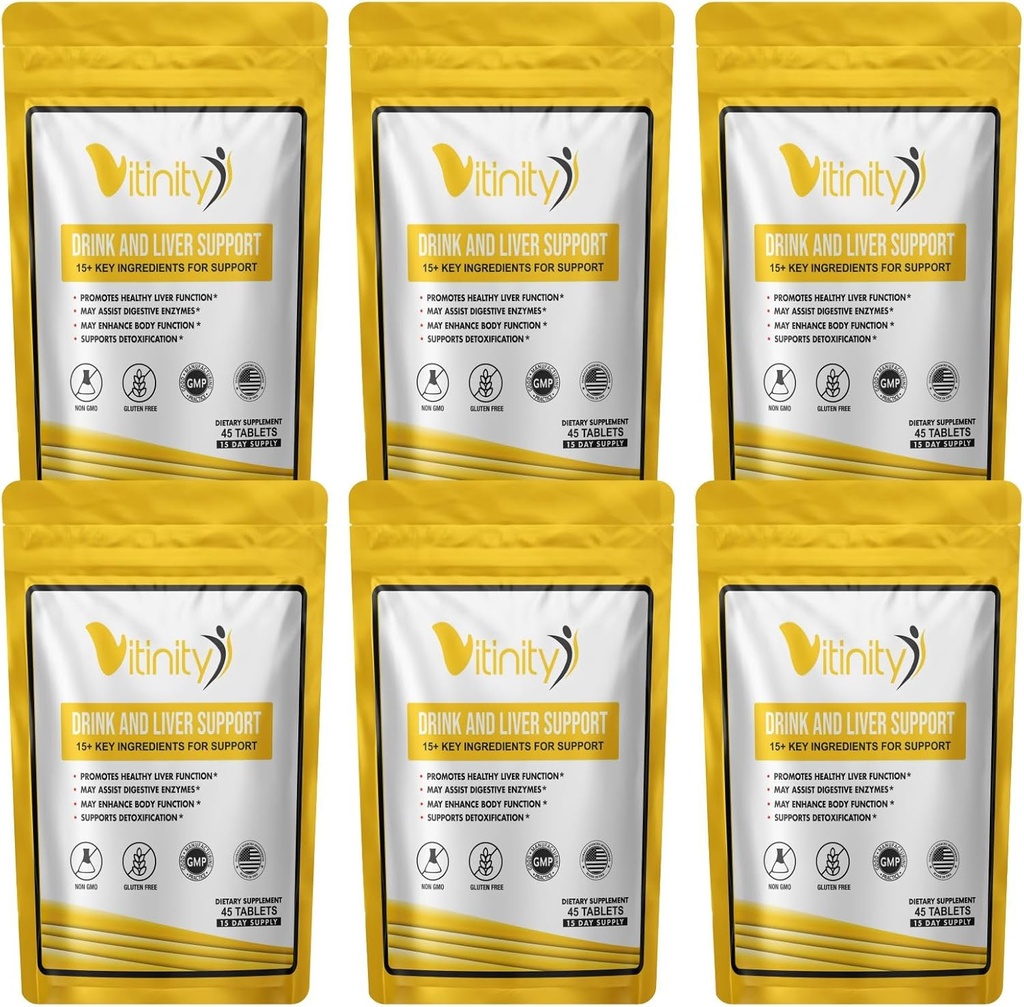 Anti Drink Pečeň podpora doplnok-15+Kľúčové zložky pre Craving Support,Liver Health,Kudzu, Milk Thitle,Holy Basil,DHM,Všetky prírodné čistenie,Gradual Reduction,Nutrient Replenisher Tablets (90 dní)