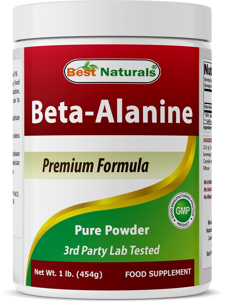 Najlepšie prírodné Beta Alanine Pure Powder 1 libra (1 LB (Stock of 1))