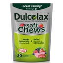 Dulcolax Soft Chews Saline Laxative Mixed Berry (60ct & 30ct) 1200mg Hydroxid horečnatý Jemná zápcha Relief