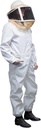 Mann Lake Deluxe Bee Suit, Beekeeping Gear with Zippered Square Veil, Trvanlivosť 50/50 Bavlna/Polyester Blend, Bee Protection Suit, Professional Beekeeping Suit pre dospelých, Veľký