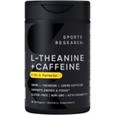 Športový výskum L-Theanine Supplement with Caffeine & Coconut MCT Oil - Focused Energy, Alertness & Relaxation Without Dressness - 200mg L Theanine, 100mg Organic Caffeine - 60 Liquid Softgels