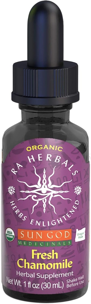RA byliny - Certified Organic Upokojujúce čerstvé harmančeky Tincture 