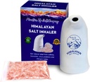 Keramický himalájsky soľný inhalátor s himalájskym ružovým kryštálom soľou 
