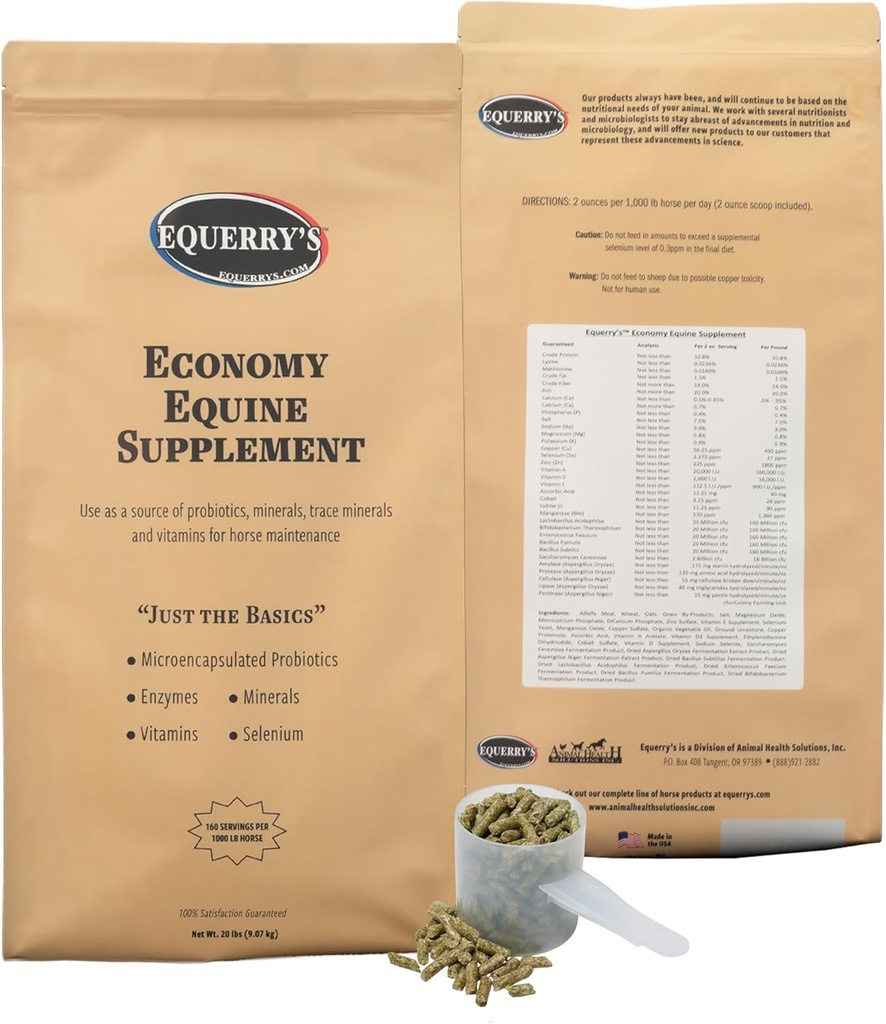Equerry's Economy Equine Supplement - Konské probiotiká 