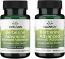 Swanson Berberine Advanced Enhanced Absorption - Featuring Berbevis 550 mg 30 Veg Caps (2 Pack)
