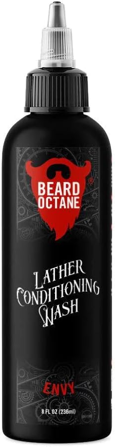 Beard Octane: Envy Beard Wash - 8 oz Šampón pre mäkké, hydratované medvede s bambuckým maslom a jojobou - Made in USA