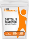 BulkSupplements.com Výťažok Corydalis Powder - Corydalis Root Extract, Herbal Supplement - Vegan & Gluten Free, 1g per Serving, 500g (1,1 lbs) (Pack of 1)