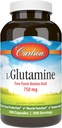 Carlson - L- Glutamine, Free- Form Amino Acid, 750 mg, Muscle Tissue Production, 300 Kapsule