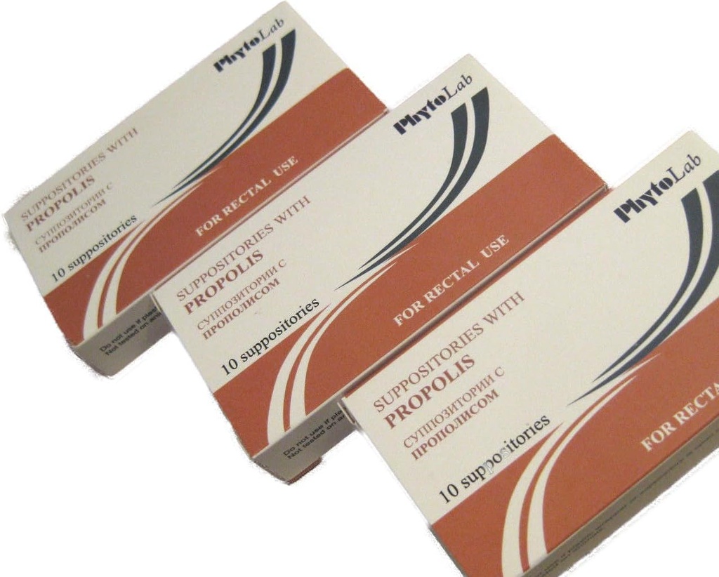 Propolis Suppositotory Balík 3 (30 suppository), sivobiely