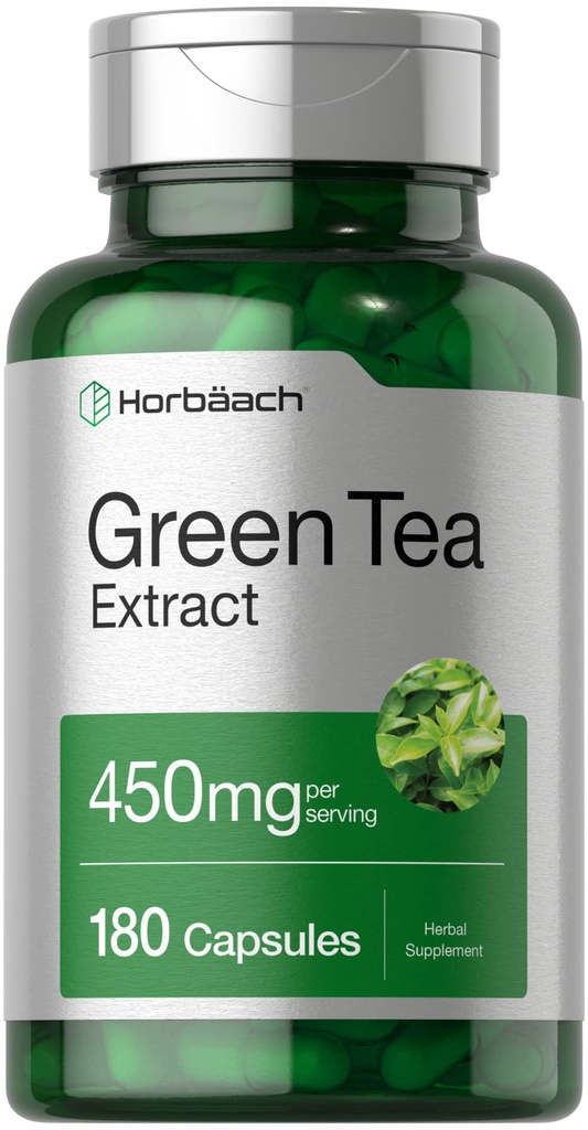 Horbäach Zelený čaj extrakt kapsuly 450mg 