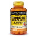 MASON Natural Probiotic Acidophilus with Bifidus, 50 Day Supply, Supports Healthy Normal Digestion, Jahodová príchuť, 100 Chewable Wafers