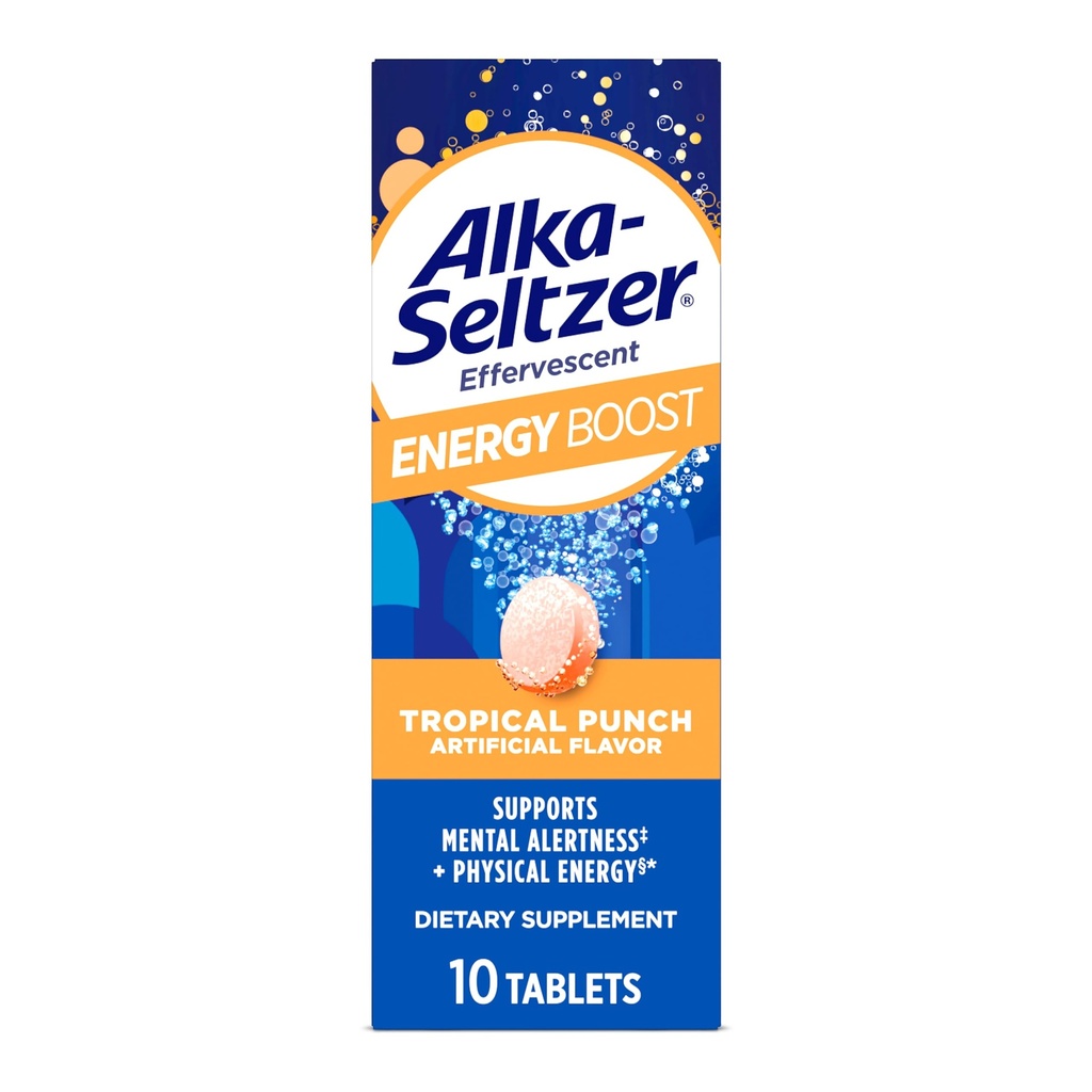 Alka-Seltzer Energy Boost, 10 ct