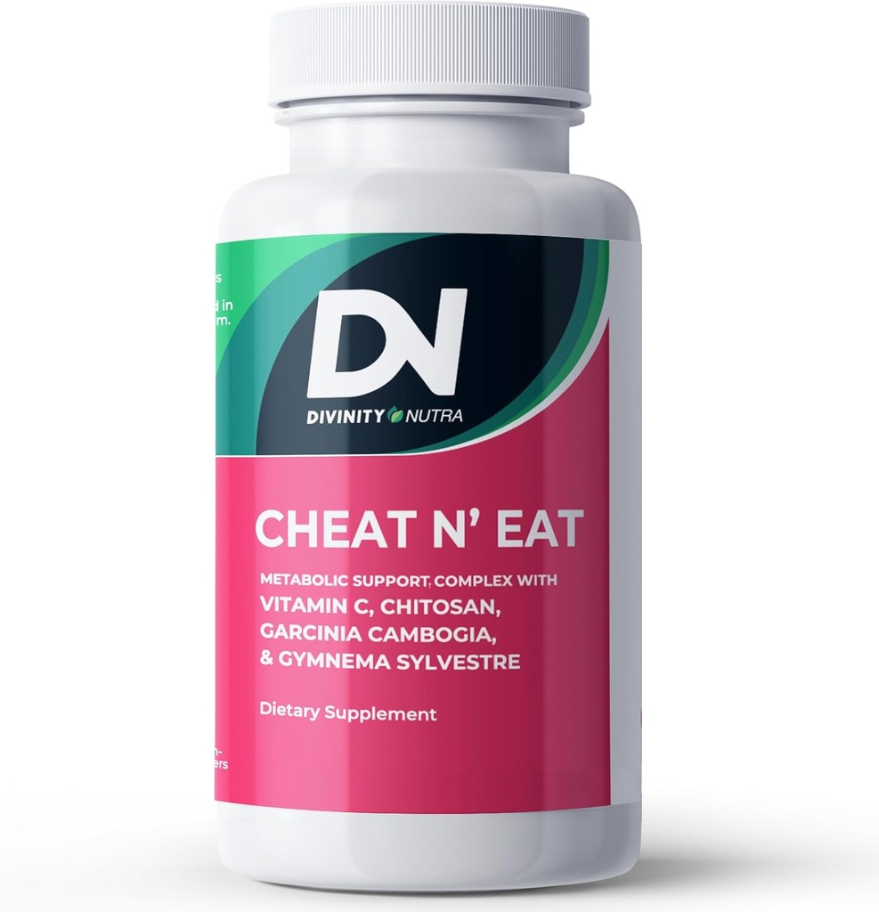 Divinity Nutra Chitosan Supplement with Chitosan Vitamín C Supplement for Women & Men. Vyrobené v USA 60 Tablety bez sóje GMO