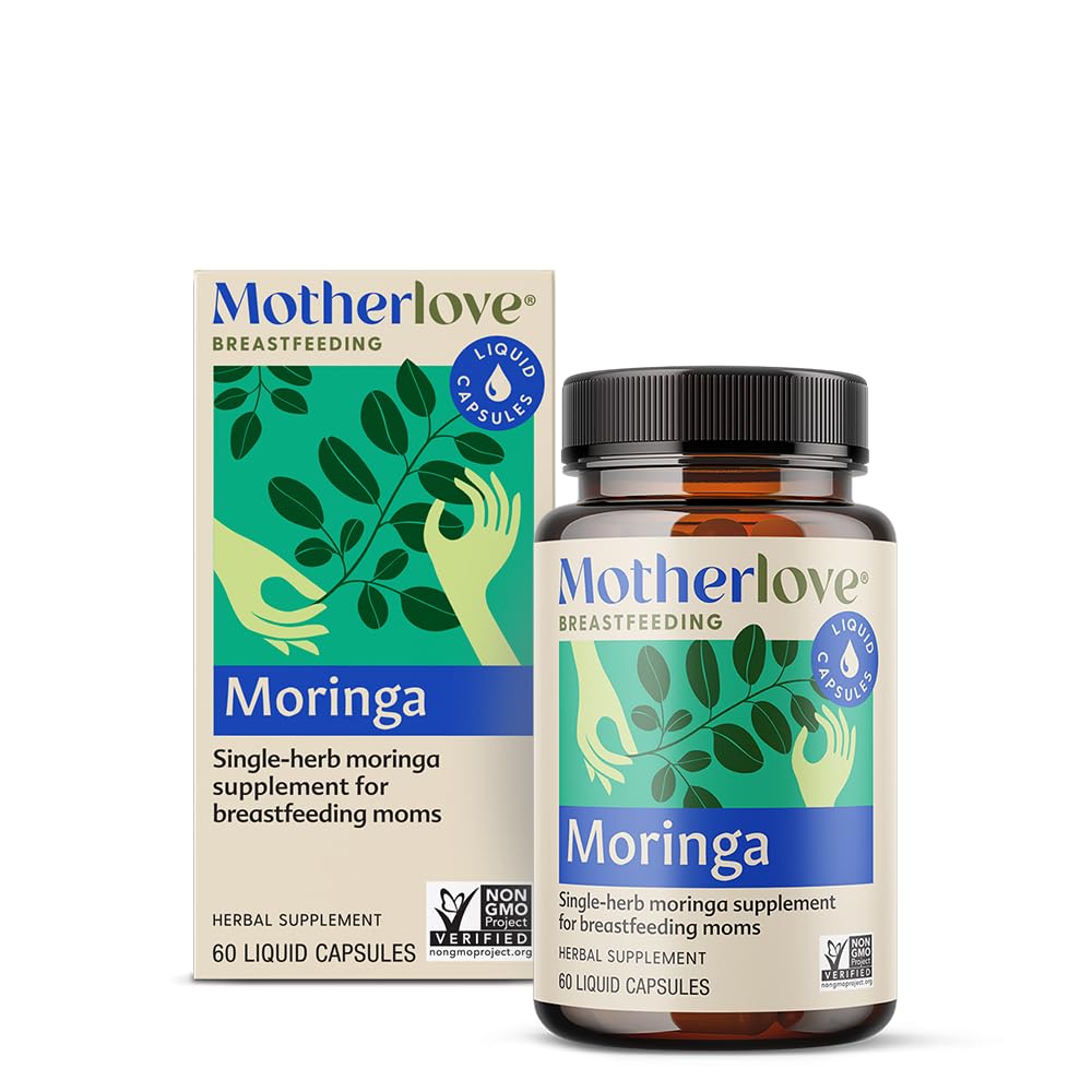 Motherlove Moringa (60 Liquid caps) Laktácia Dodatok k podpore Materského mlieka Supply