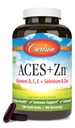 Carlson - ACES + Zn, vitamíny A, C, E + selén a zinok, bunkové zdravie a imunitná podpora, antioxidant, 180 softgelov