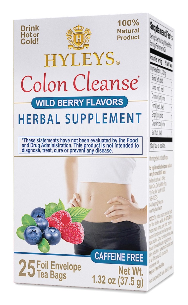 Hyleys Tea Colon Cleanse Wild Berries (1 balenie)