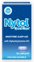 Nytol Quick Caps Nighttime Sleep Aid, pomáha vám k pádu Spať rýchlo, 16 Caplets