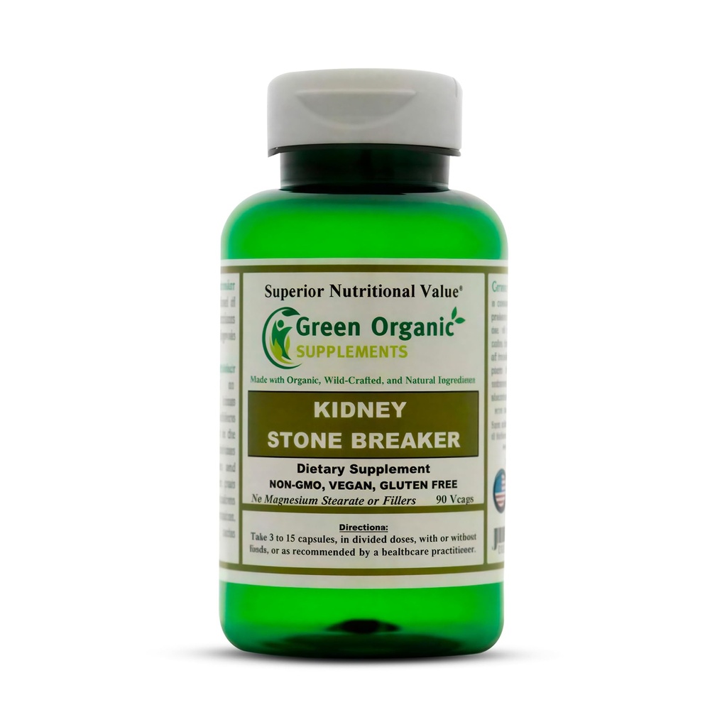 Green Organic Supplements' Obličky kameň Breaker