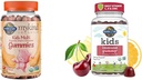 Záhrada života Organické deti Gumové vitamíny - Ovocie - Certified Organic, non-GMO & Vegan & Kids Immune Support Gumies s vitamínom C, D ako D3 & Zinok