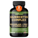 Gade Nutrition Organic Quercetin s hypromelínom Vitamín C a zinok