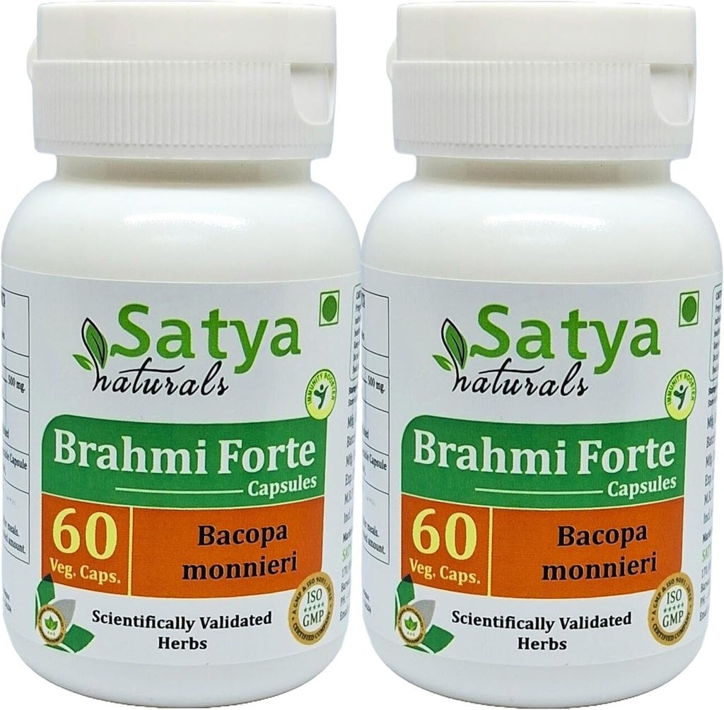 Brahmi Forte Kapsule 500 mg. 60 Veg. Kapsula 