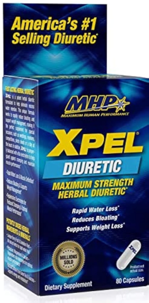 MHP Xpel Diétny doplnok - maximálna sila Diuretiká, 80 kapsúl