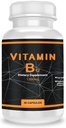 QEI vitamín B12 1000 mg, podporuje energetický metabolizmus a nervový systém udržanie, vitamín doplnok, 30 kapsúl