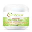 NerveReverse - Neuropatia bolesť Relief krém na nohy, ruky, nohy prsty. Veľké 4 OZ. JAR. Fast-Acting, maximálna sila krém s 4% Mentol, MSM, L-karnitín, L-arginín, vitamín E, vitamín B6