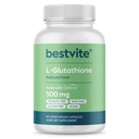 BESTVITE L-Glutatión 500mg w Setria (60 Veggie caps) - No Stearates - Vegan - Gluten Free - Non GMO