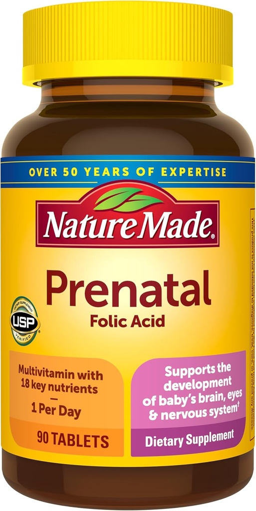 Príroda vyrobená, prenatálne multi Tablety, 90 Počet